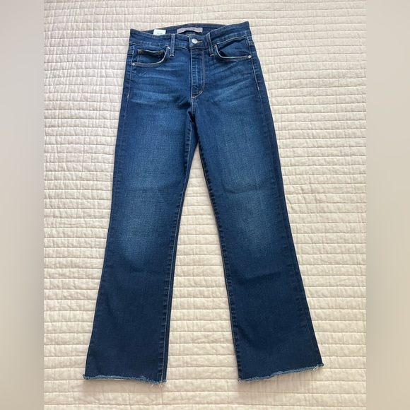 Joe’s High Rise Crop Bootcut Raw Hem Jeans - Picture 4 of 12